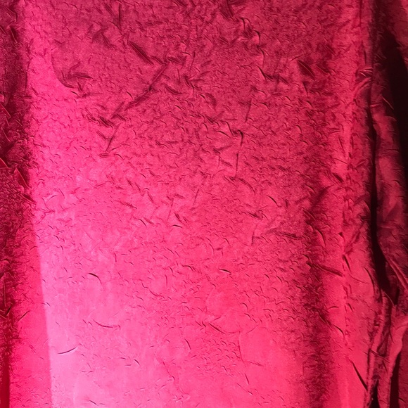 Chico’s Red Button Down Shirt Chico’s 2/Medium - Picture 4 of 8